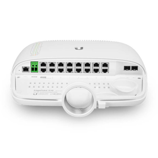 Switch WISP EdgePoint S16 UniFi Ubiquiti, 16 Porturi Gigabit RJ45, 2 Porturi SFP, EP-S16